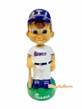 Texas Rangers Baseball Retro Ceramic 1972 Bobblehead New